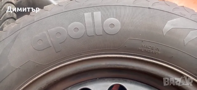 Зимни гуми с джанти APOLLO ALNAC 4G WINTER 195/65 R15 , снимка 6 - Гуми и джанти - 47259058