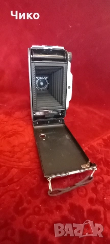 Английски мехов лентов фотоапарат Хорнет, снимка 7 - Антикварни и старинни предмети - 53776509