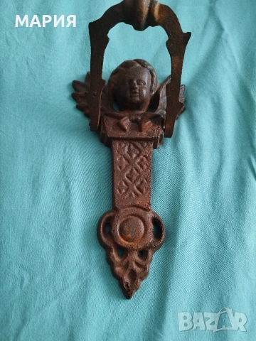 Бронзово чукало за врата, снимка 6 - Антикварни и старинни предмети - 53931914