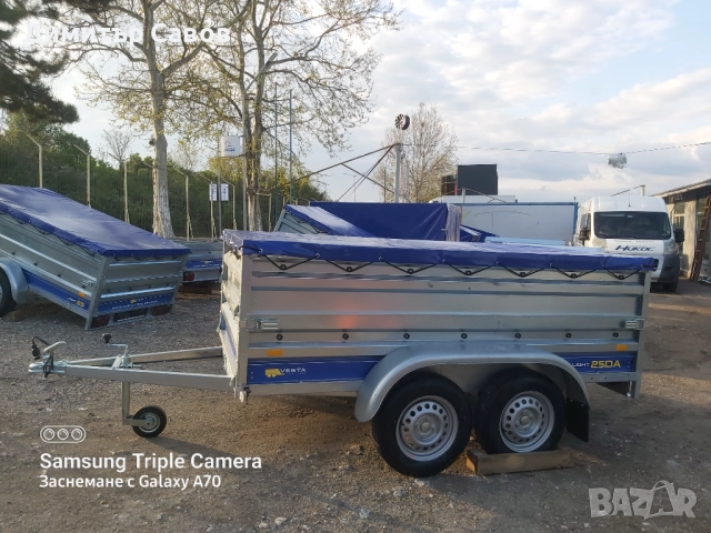 Туристическо ремарке VESTA LIGHT 25DA с допълнителни канати и плосък брезент, снимка 5 - Ремаркета - 52008102