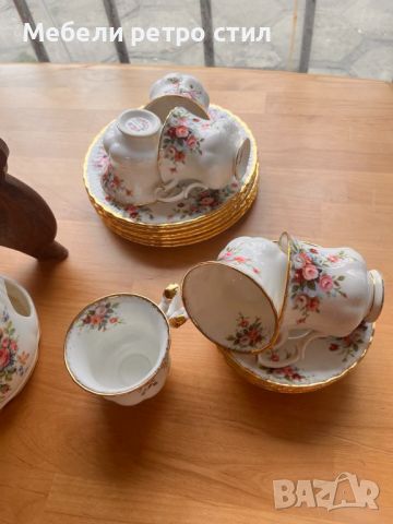 Предлагаме Ви едно изключително съкровище - комлект за чай за 12 души. Royal Albert Cottage Garden –