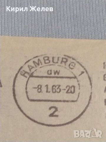 Стар пощенски плик с марки и печати Хамбург Германия за КОЛЕКЦИЯ ДЕКОРАЦИЯ 26486, снимка 4 - Филателия - 46263964