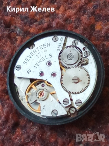 Механизъм с циферблат от стар ръчен часовник 52116, снимка 7 - Мъжки - 52254034