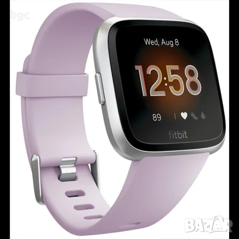 Висок Клас Умен НОВ Часовник Smartwatch Fitbit Versa 2, NFC, Stone/Mist Grey - 24месеца гаранция, снимка 3 - Смарт часовници - 49469702