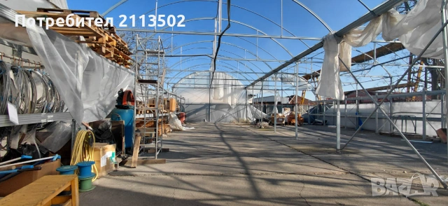 Метална конструкция за оранжерия - 320 кв. м, снимка 5 - Оранжерии - 53150580