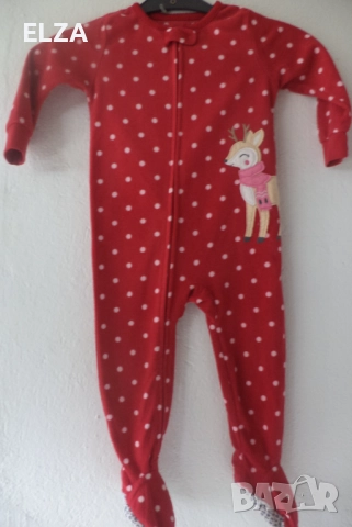 Памучни и поларени пижамки за 18 месеца, снимка 9 - Бебешки пижами - 51642137