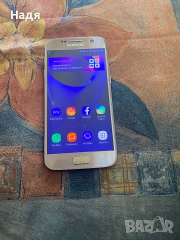 Samsung Galaxy S7 -32GB,Gold,зарядно, снимка 3 - Samsung - 46430272