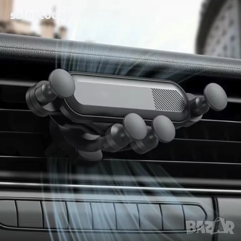 Стойка за телефон за кола за монтаж на въздуховодите