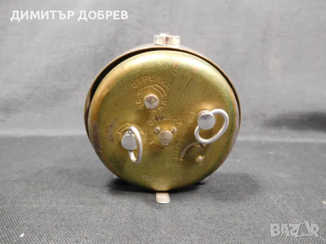 СТАР РЕТРО СОЦ СССР МЕХАНИЧЕН ЧАСОВНИК БУДИЛНИК ЕЧЗ, снимка 4 - Антикварни и старинни предмети - 49781242
