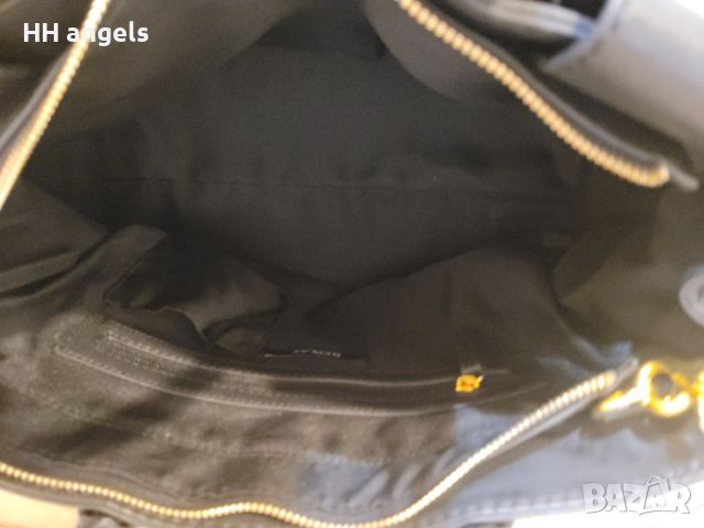 Replay черна чанта със златисти шипове, снимка 5 - Чанти - 45375843