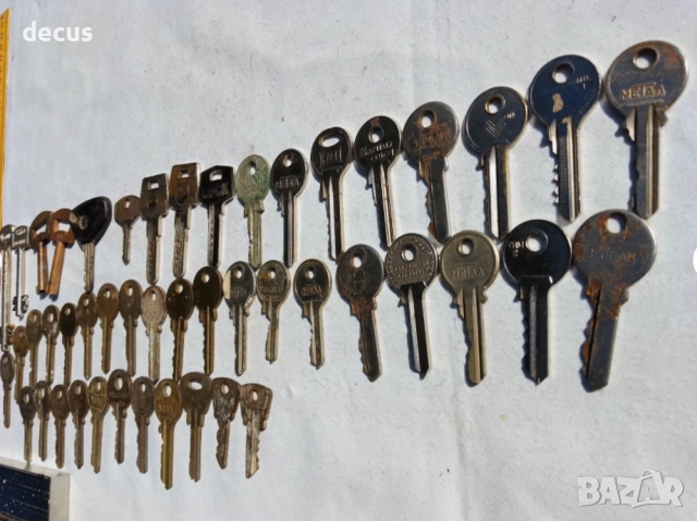 Оригинален лот 47 Ключове, колекция ключар, винтидж реликва, снимка 3 - Антикварни и старинни предмети - 51456947