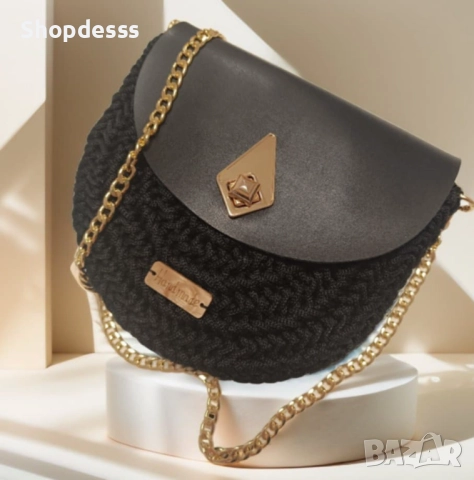 Ръчно изработена чанта , снимка 2 - Чанти - 52646305