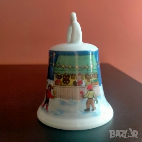 Звънец порцелан Kaiser Christmas Bell West Germany , снимка 4 - Колекции - 46742608