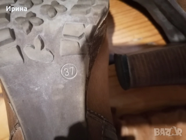 Дамски ботуши Indigo shoes от естествена кожа,37 номер, снимка 5 - Дамски ботуши - 53351540