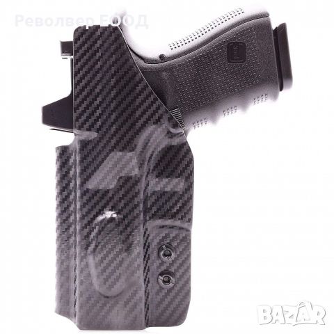Кобур Rounded by CE - за Glock 19/19X/23/32/45, RMR, вътрешен с въртяща щипка, дясна ръка, снимка 1 - Оборудване и аксесоари за оръжия - 45269084