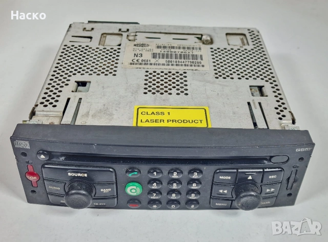 Радио СД CD Навигация Navi RT3 Lancia Phedra Peugeot 807 Ланчия Федра Пежо 14000706XT