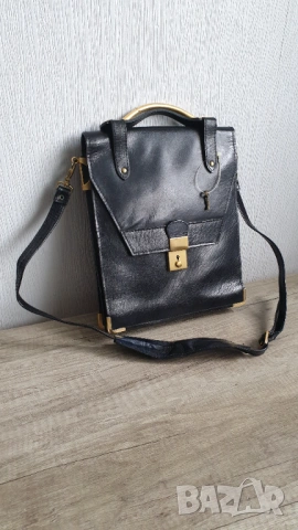 Мъжка чанта от естествена кожа