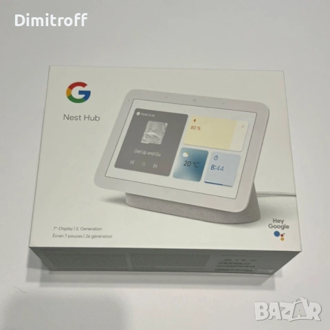 Google Nest Hub (2nd Gen) – нов, неизползван, с кутия