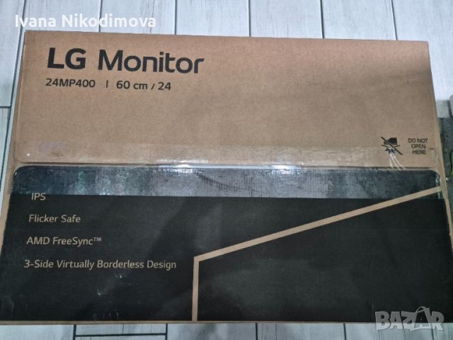  LG Монитор 24" LED, снимка 1 - Монитори - 45750621