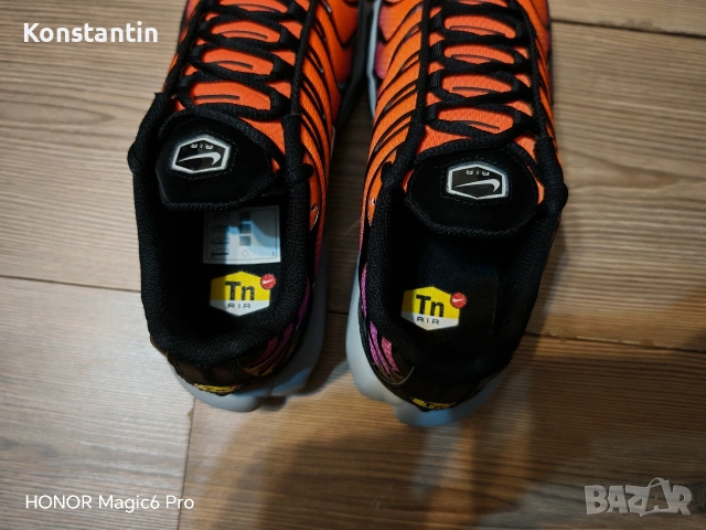 Nike Air Max Plus, 42 размер, оранжево-лилави, снимка 6 - Маратонки - 53725929