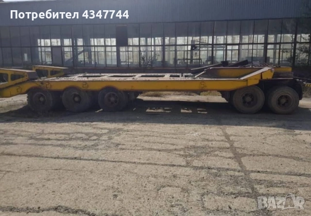 Тежкотоварно ремарке за превоз на машини до 80т., снимка 5 - Ремаркета - 53711829