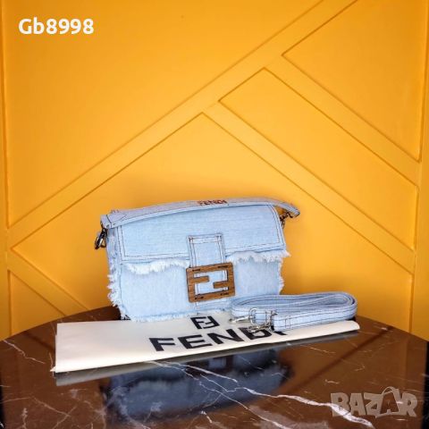 Дънкова чанта Fendi, снимка 2 - Чанти - 46575239