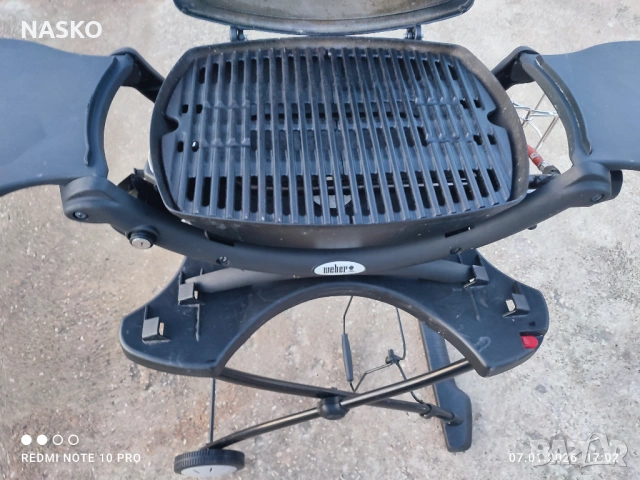 ГАЗОВО БАРБЕКЮ WEBER Q1200, снимка 5 - Скари - 53027021