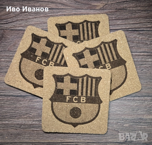 Комплект подложки за чаши (coaster) Barcelona, снимка 2 - Други стоки за дома - 51925221