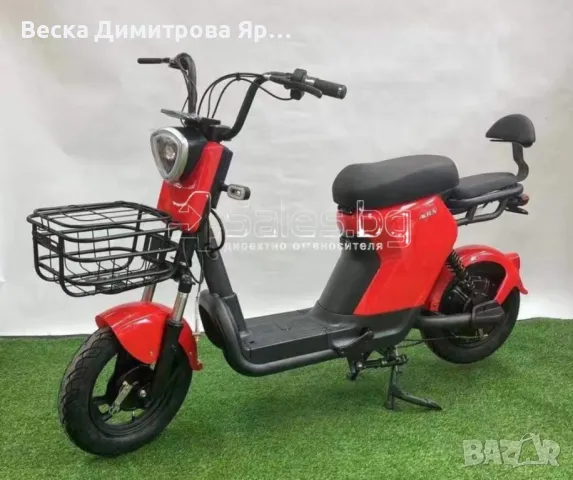 Електрическата тротинетка-скутер с кош, снимка 7 - Велосипеди - 49731204