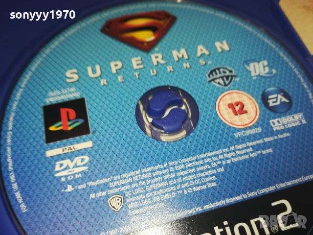 SUPERMAN RETURNS-SONY PS2 GAME 0707241500, снимка 11 - Игри за PlayStation - 46501188