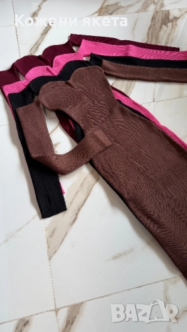 Рипс рокли от плетиво, снимка 2 - Рокли - 52308682