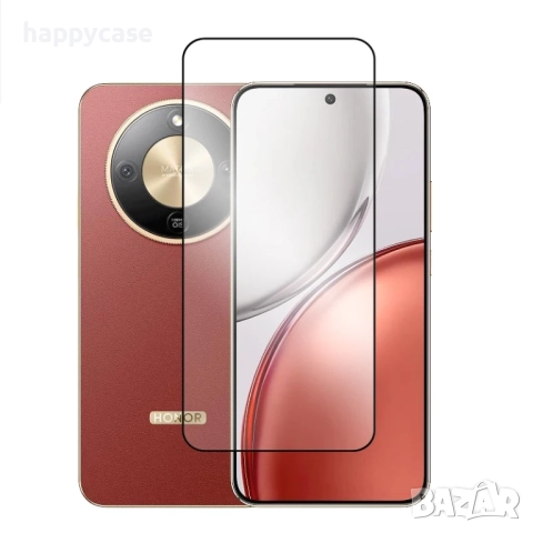 Honor Magic 8 Lite / 5D ЦЯЛО ЛЕПИЛО Стъклен протектор за цял екран