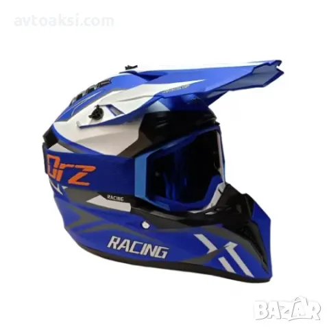 Каска Крос/Атв/Мотор с Очила 4-ри цвята, снимка 3 - Аксесоари и консумативи - 50152448