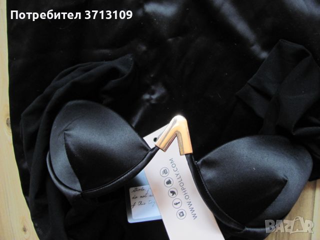 Нова с етикет черна рокля-сатен Oh Polly размер XS, снимка 7 - Рокли - 45904485