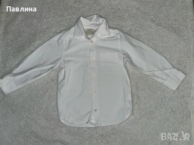 Две Детски Ризки за Момче H&M - 2-3г, снимка 7 - Детски ризи - 46886161