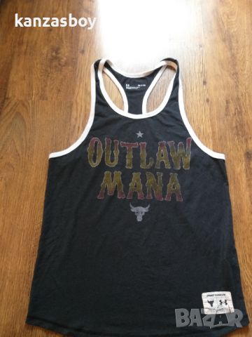 Under Armour Men's Project Rock Outlaw Tank - мъжки фитнес потник , снимка 7 - Тениски - 45425116