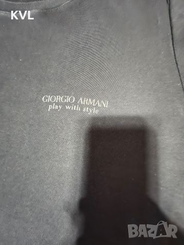 Giorgio Armani, тениска, L, снимка 3 - Тениски - 46625244