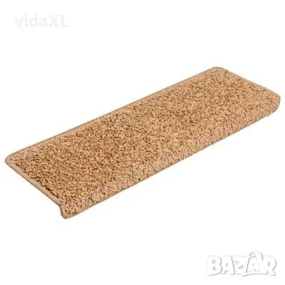 vidaXL Стелки за стъпала, 10 бр, 65x21x4 см, бежови（SKU:149819）, снимка 3 - Други - 48513952