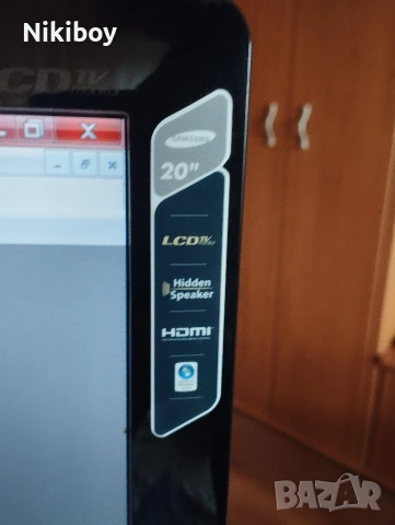 монитор с TV Samsung с дистанционно !HDMI,DVI,VGA, снимка 6 - Монитори - 54294918