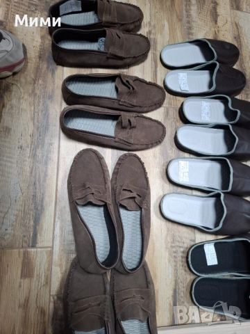 Ръчно изработени мъжки мокасини и чехли за дома, снимка 6 - Мъжки чехли - 51930352