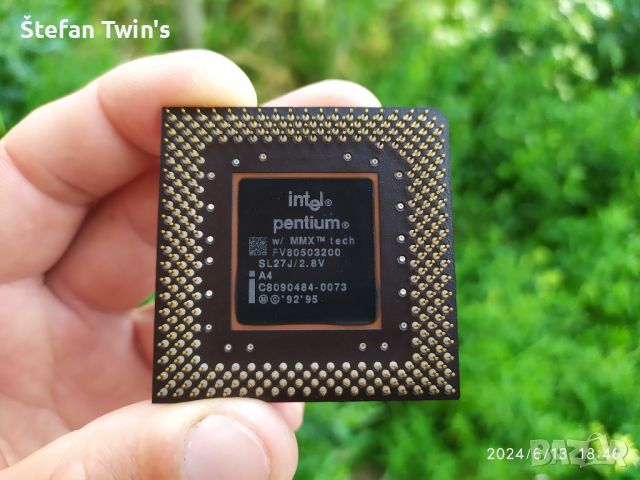 ✅ Intel® Pentium® w/MMX™ 200MHz/66MHz/CPU/Socket 7 (PGA321), снимка 16 - Процесори - 46280479