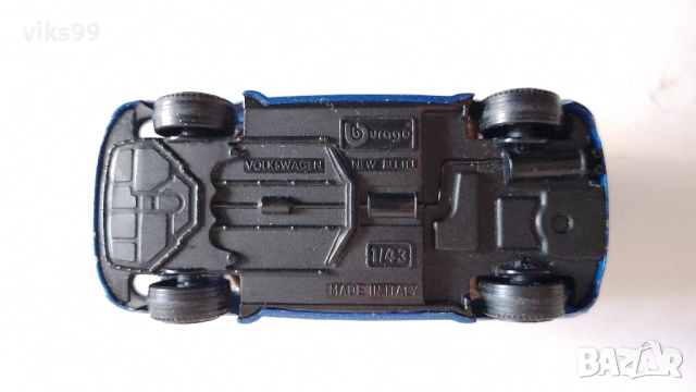 Bburago VOLKSWAGEN New Beetle MADE IN ITALY 1:43, снимка 8 - Колекции - 52800648