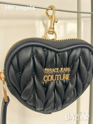 Versace couture кожено портмоне-монетник:), снимка 2 - Чанти - 52777532