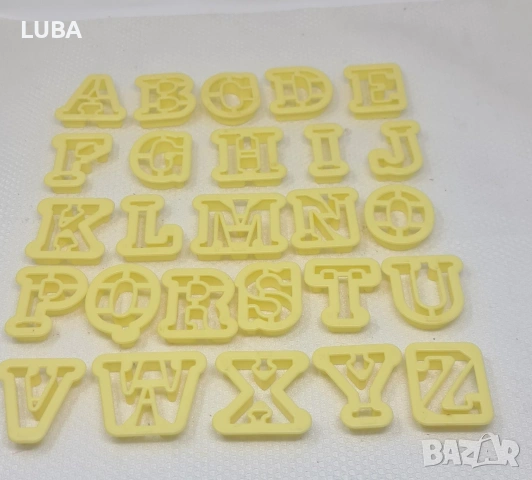26 латински букви, снимка 5 - Форми - 53360846