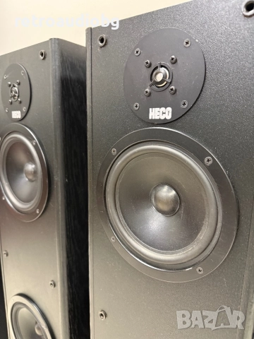 🔊Ретро подови трилентови тонколони HECO Interior Plus 5000 - 100-130W - 4 ома🔊, снимка 3 - Тонколони - 51895708