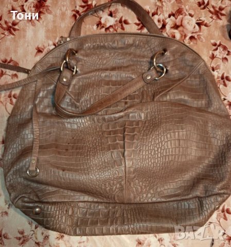 GIANNI CHIARINI Оригинал Нова Дамска Чанта Изцяло от Естествена Кожа , снимка 11 - Чанти - 52418714