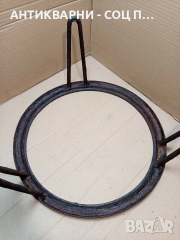 Стар Голям Ръчно Изработен Масивен Саджек Пиростия За Огнище. 4.400кг. НОМЕР 1708., снимка 8 - Антикварни и старинни предмети - 53818402