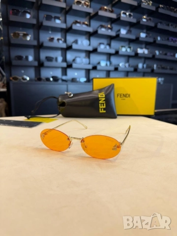 очила с черен обикновен калъф и Ув защита fendi, снимка 6 - Слънчеви и диоптрични очила - 52150599