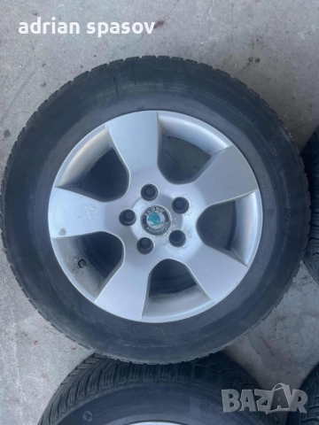 Джанти 15" Ronal за Skoda и др. 5х112 6.5Jx15H2 ET50 с гуми 195/65/15, снимка 5 - Гуми и джанти - 52845055
