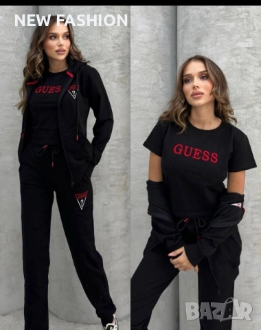 Дамски Памучни Комплекти -3 Части ✨ Guess , снимка 3 - Спортни екипи - 51799697